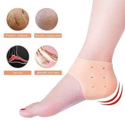 Silicone Gel Heel Pad Socks